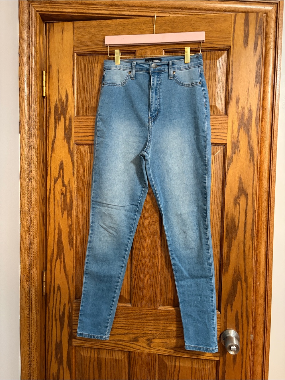 High-Rise Light Blue Women’s Skinny Jeans